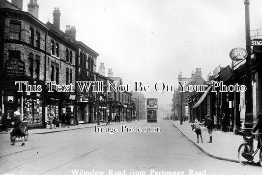 LA 249 - Wilmslow Road From Parsonage Road, Withington, Manchester, Lancashire