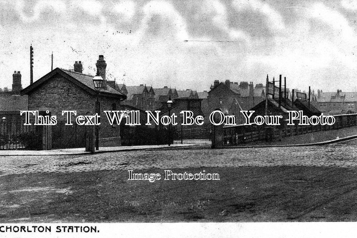 LA 250 - Chorlton Railway Station, Lancashire c1905