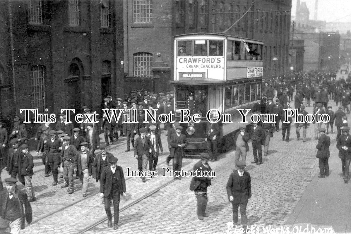 LA 2507 - Platts Works, Oldham, Lancashire c1912