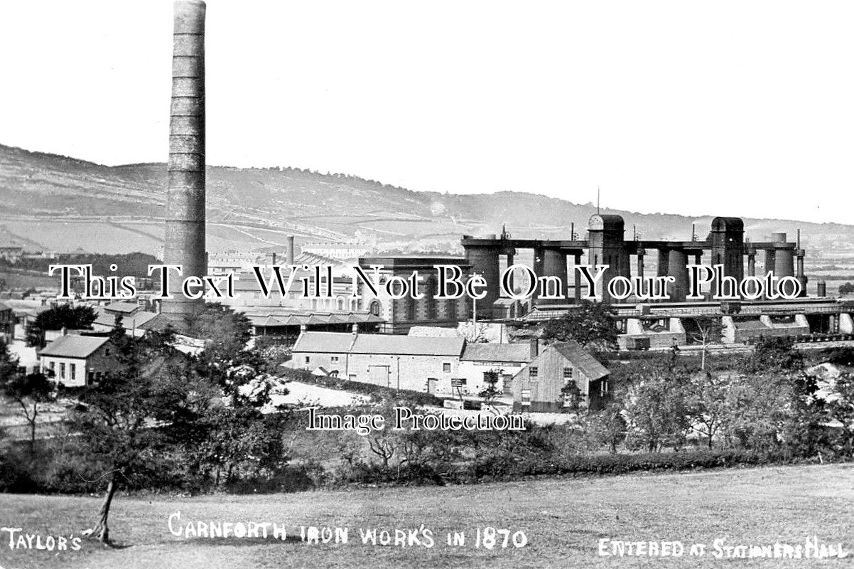 LA 2509 - Carnforth Iron Works, Lancashire c1870