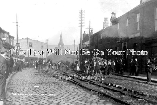 LA 2572 - Removing Old Tram Lines, Church Street, Littleborough, Lancashire