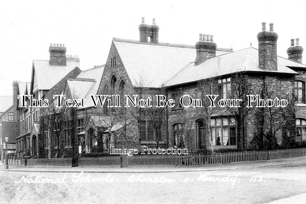 LA 2605 - St Clements Church & National Schools, Chorlton Cum Hardy, Lancashire