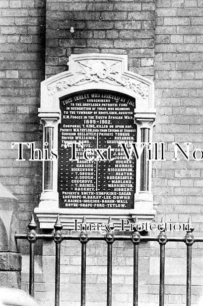 LA 2609 - Boer War Memorial, Droylsden, Manchester, Lancashire