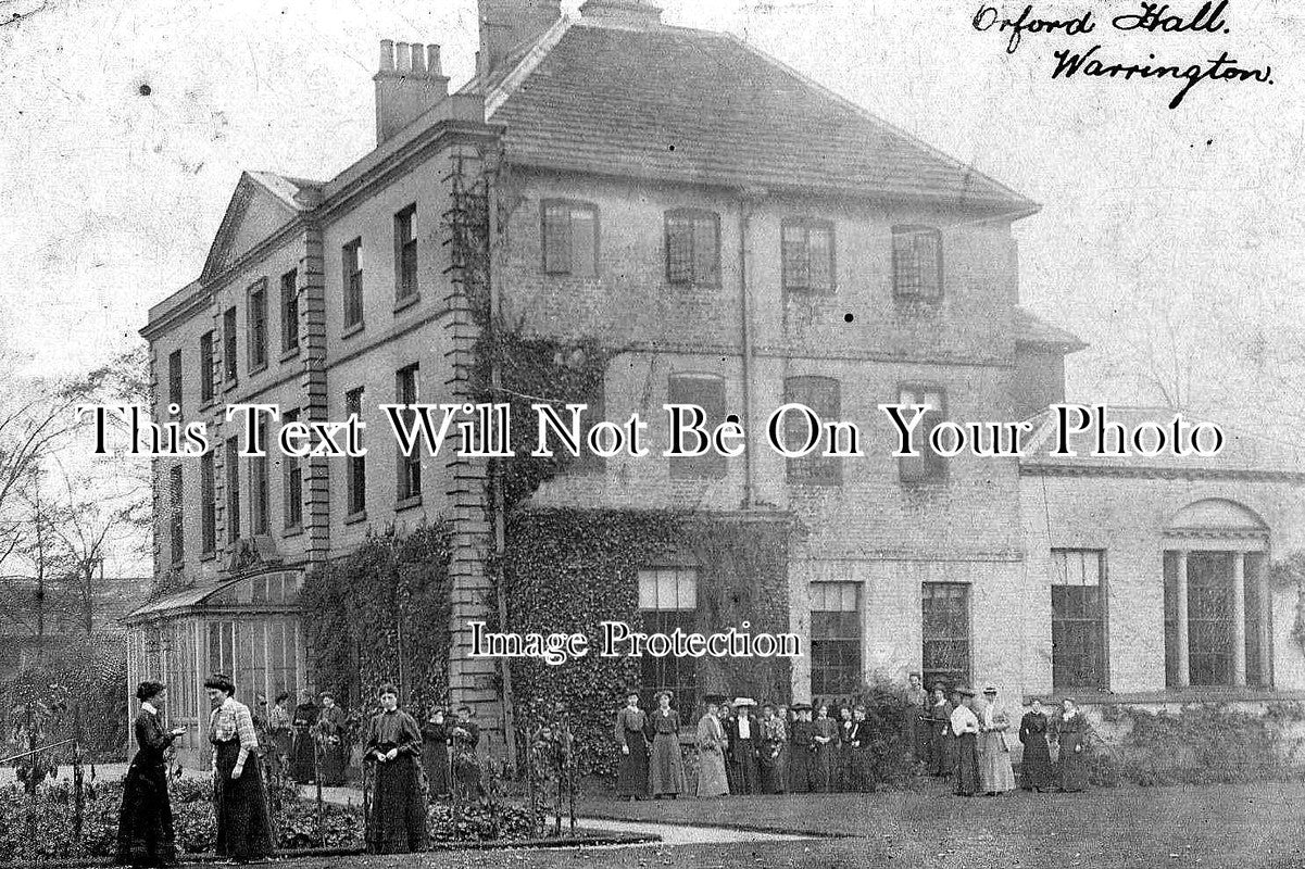 LA 261 - Orford Hall, Warrington, Lancashire c1907