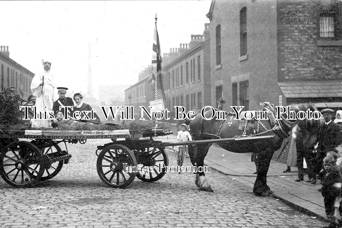 LA 2614 - Horse Drawn Wagon, Order Of St John, Failsworth, Lancashire