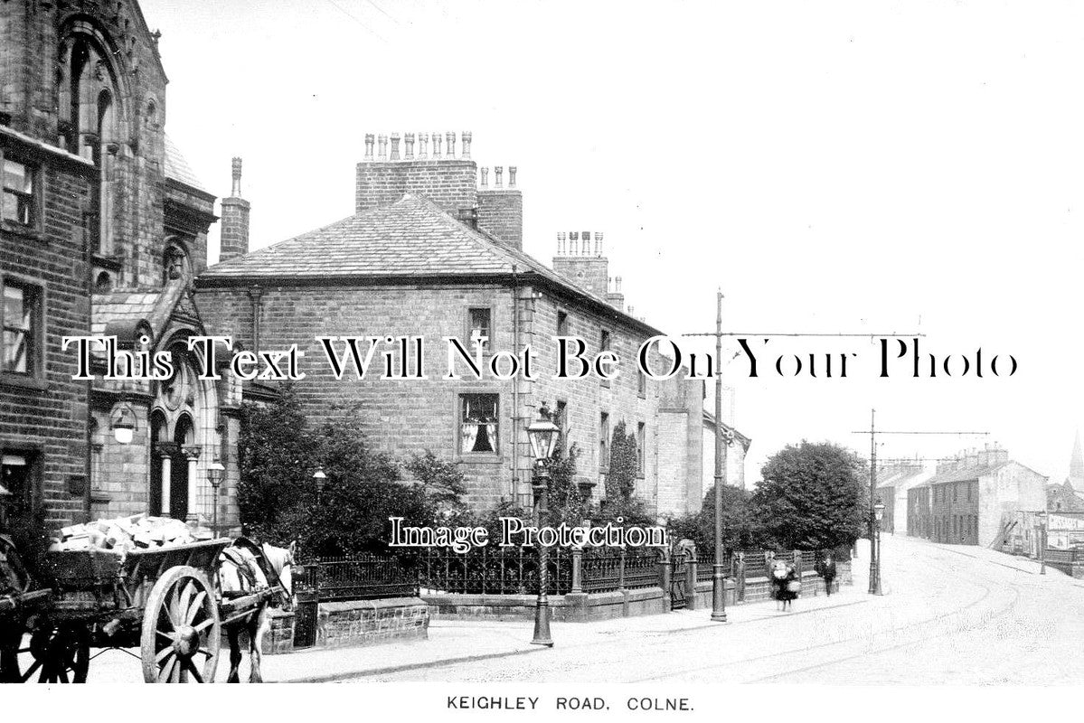 LA 2630 - Keighley Road, Colne, Lancashire c1913