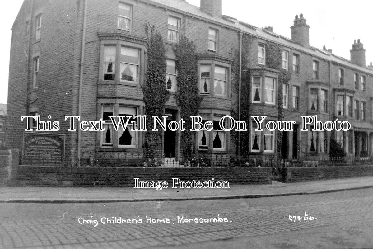 LA 2633 - Craig Childrens Home, Morecombe, Lancashire c1927