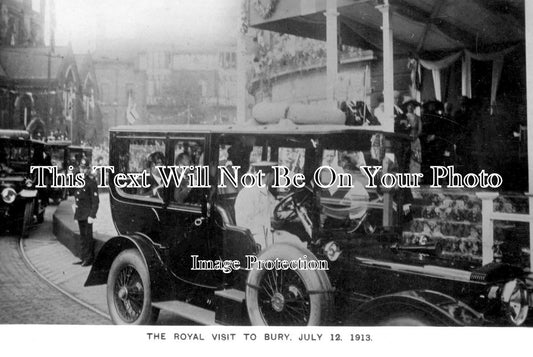 LA 2660 - The Royal Visit, Bury, Lancashire c1913