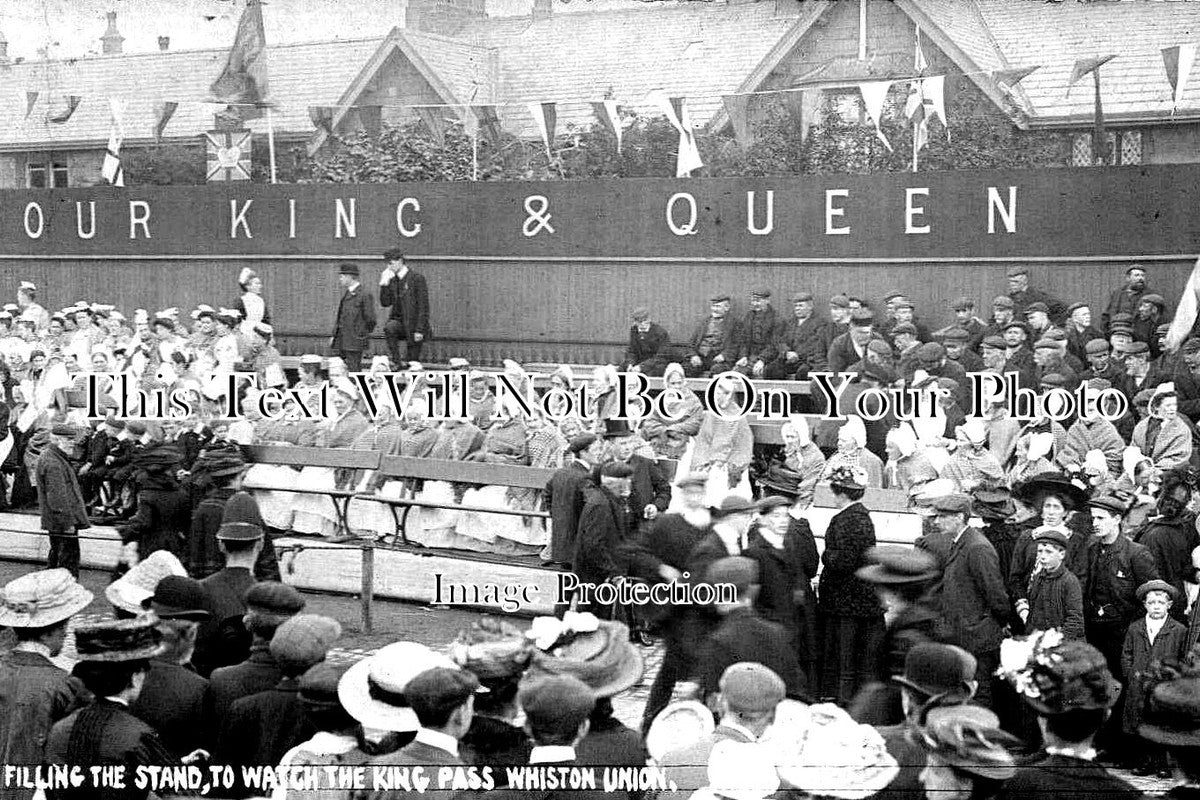 LA 2665 - Watching The King Pass, Whiston Union, Lancashire