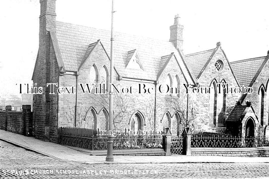 LA 2776 - St Pauls Church School, Astley Bridge, Bolton, Lancashire c1907