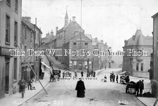 LA 279 - Market Street, Clitheroe, Lancashire c1905