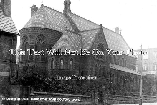 LA 2806 - St Lukes Church, Chorley Old Road, Bolton, Lancashire c1910