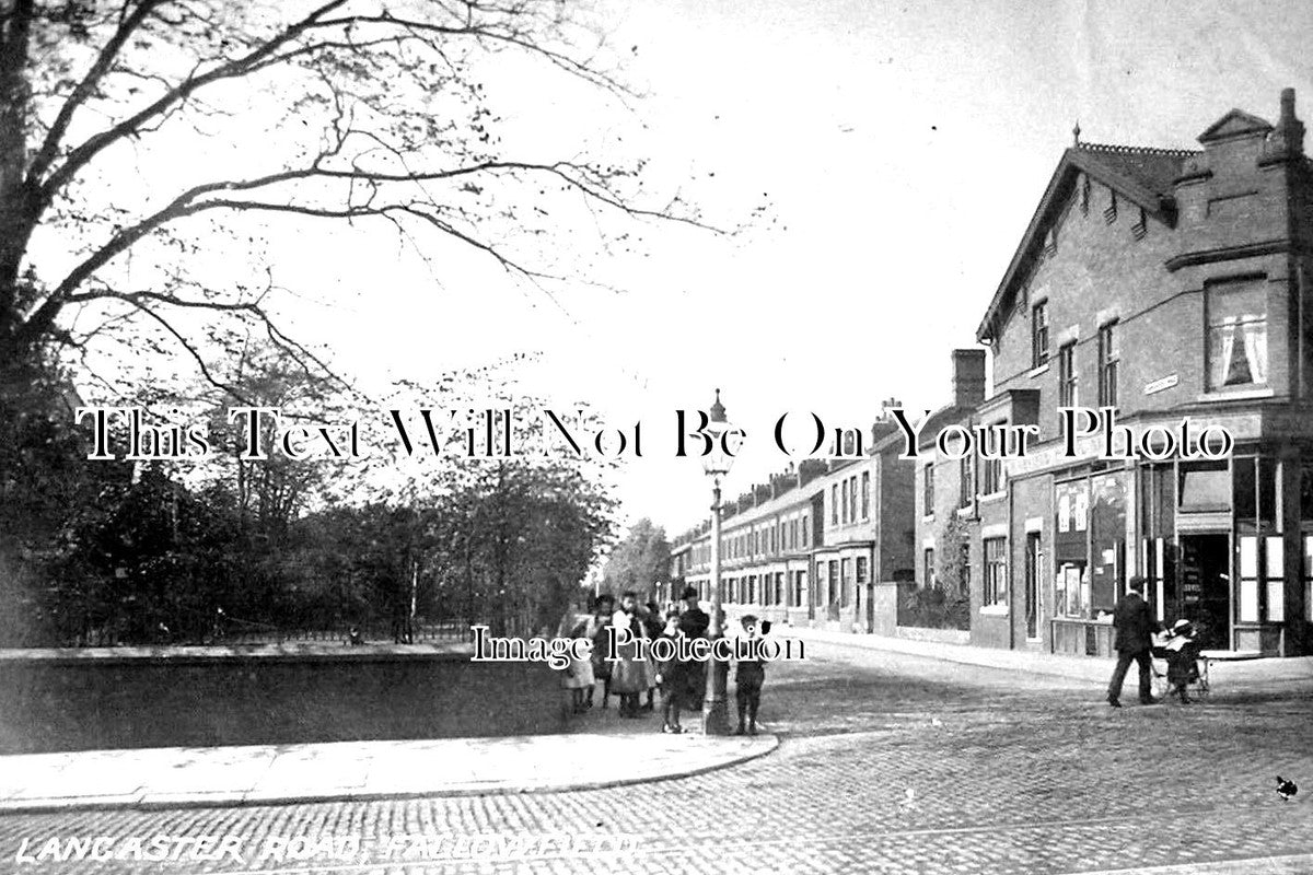 LA 2812 - Lancaster Road, Fallowfield, Manchester, Lancashire c1913