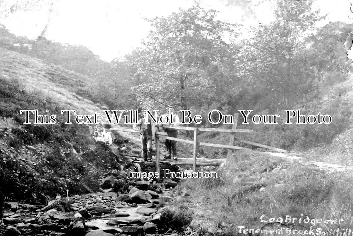 LA 2819 - Log Bridge Over Tenement Brook, Smithills, Bolton, Lancashire