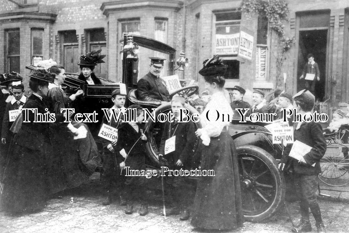 LA 2842 - Election Campaign, Lady Margaret Ashton Suffragette, Manchester