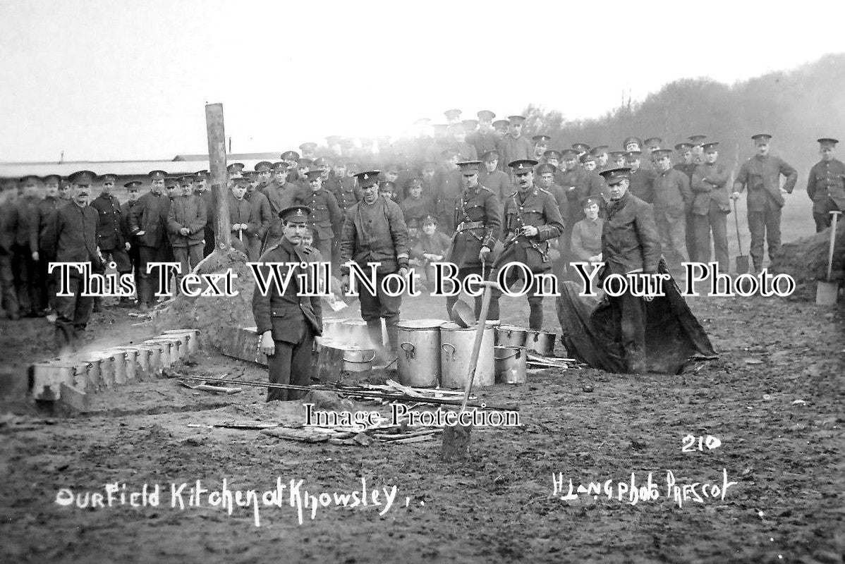 LA 2845 - Liverpool Knowsley Army Camp, Lancashire 1915 WW1