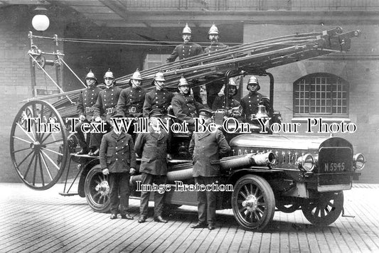 LA 2855 - Fire Engine, London Road Fire Station, Manchester, Lancashire