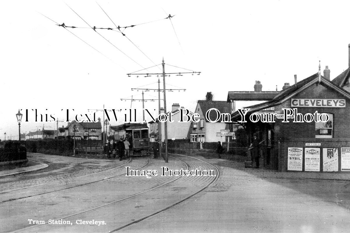 LA 2878 - Cleveleys Tram Station, Lancashire