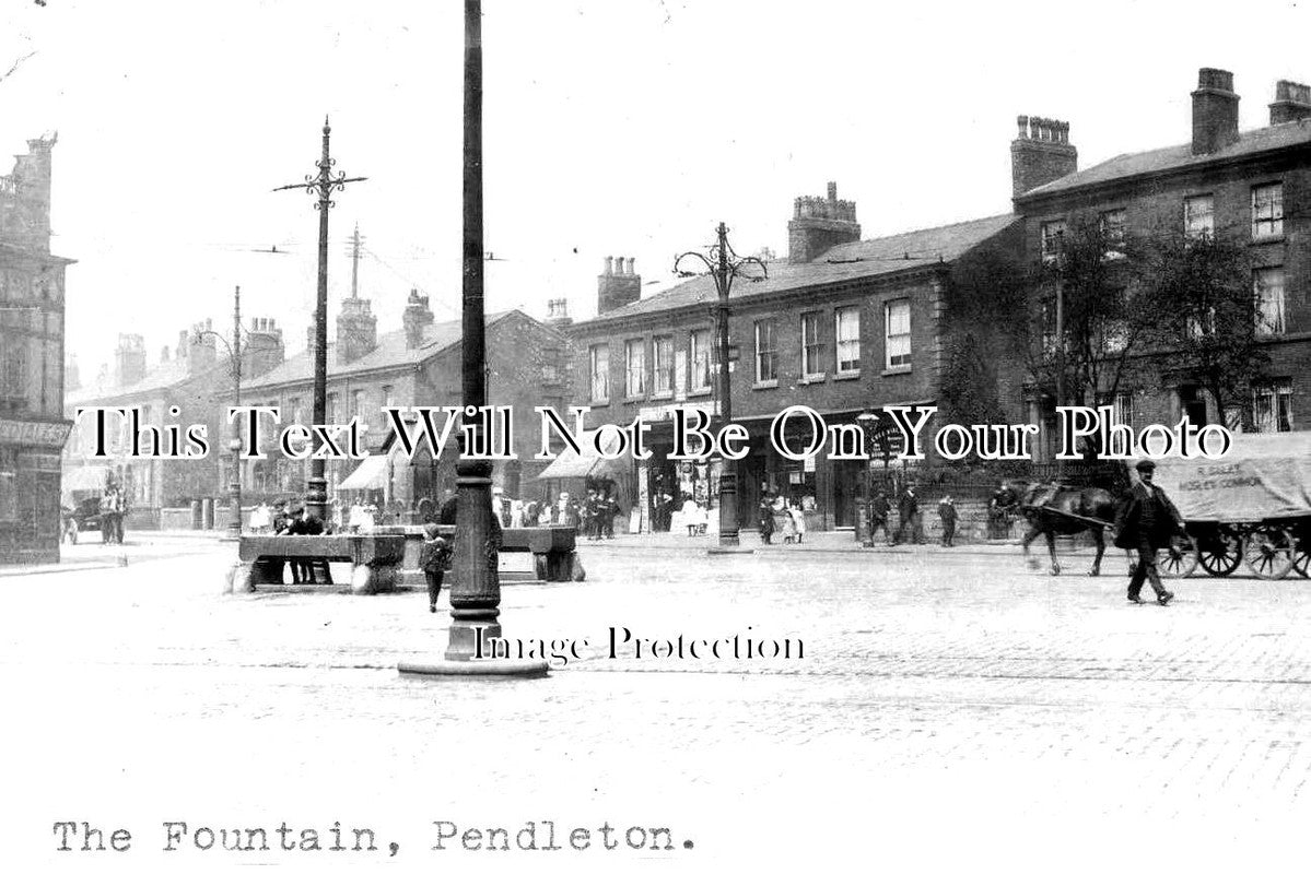 LA 2917 - The Fountain, Pendleton, Lancashire