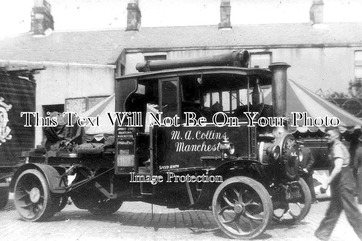 LA 2930 - Foden Steam Lorry, Manchester, Lancashire