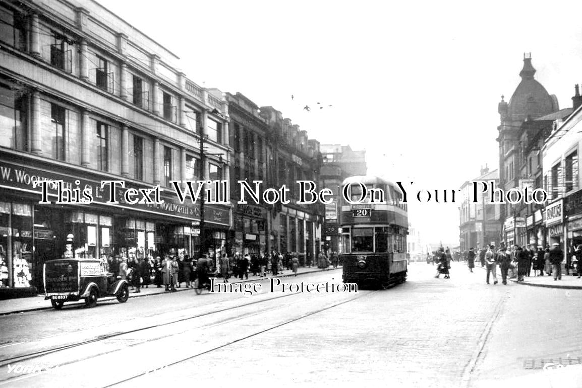 LA 2956 - Yorkshire Street, Oldham, Lancashire c1938