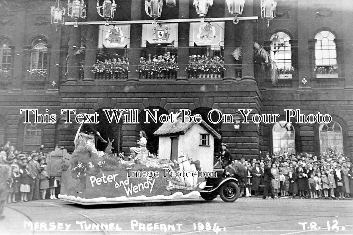 LA 2959 - Mersey Tunnel Pageant, Liverpool, Lancashire 1934