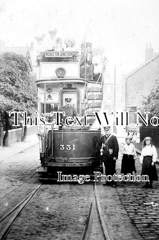 LA 2962 - Middleton Junction Tram 331, Lancashire 1906