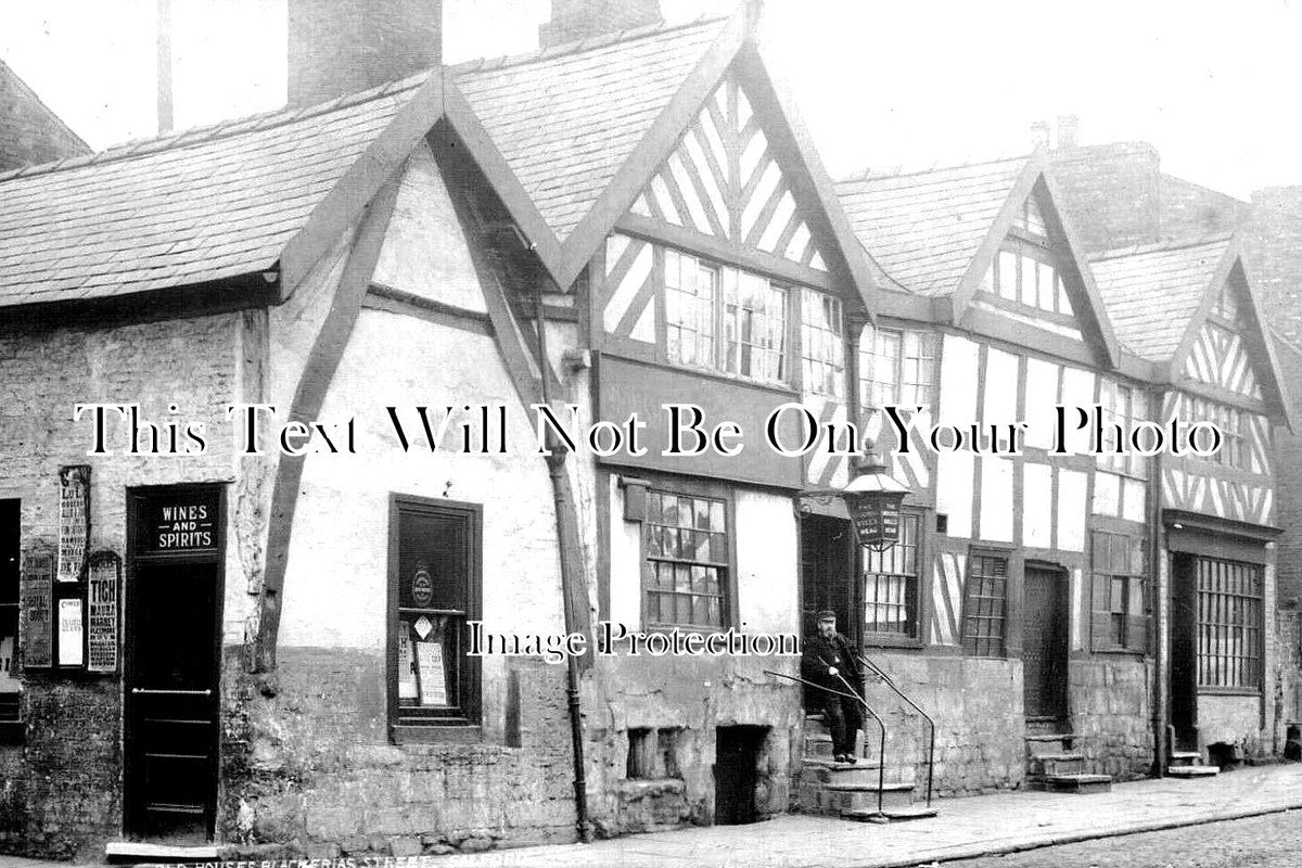 LA 2972 - Old Houses, Blackfriard Street, Salford, Lancashire