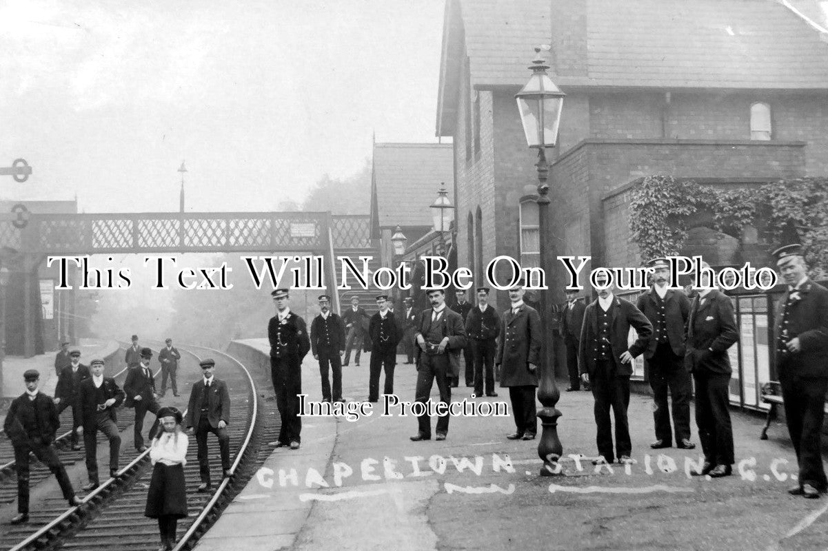 LA 300 Chapeltown Railway Station, Lancashire c1910 JB Archive