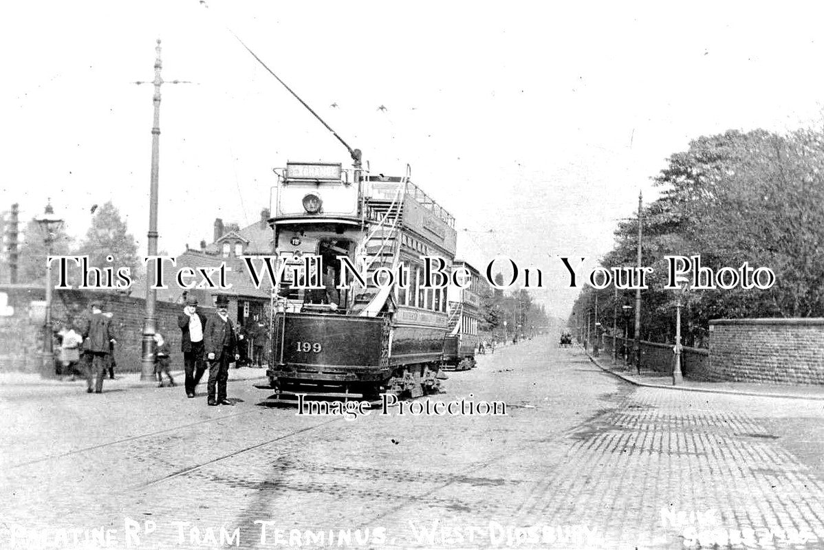 LA 3033 - Palatine Road Tram Terminus, West Didsbury, Lancashire