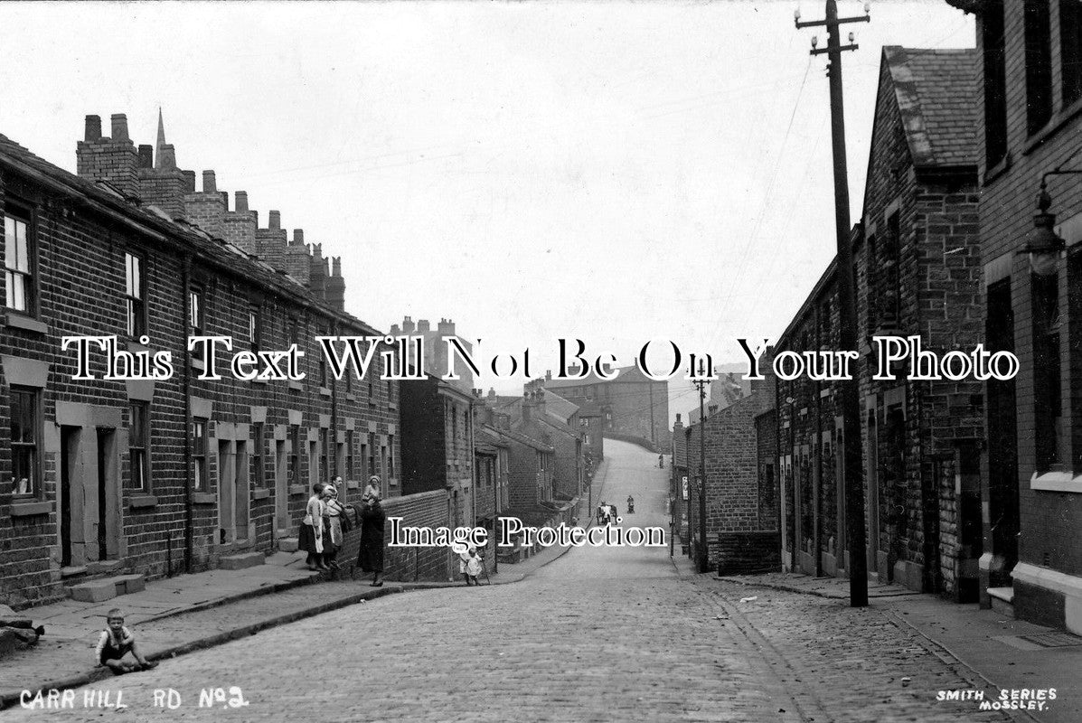 LA 305 - Carr Hill Road, Mossley, Ashton-Under-Lyne, Lancashire c1934