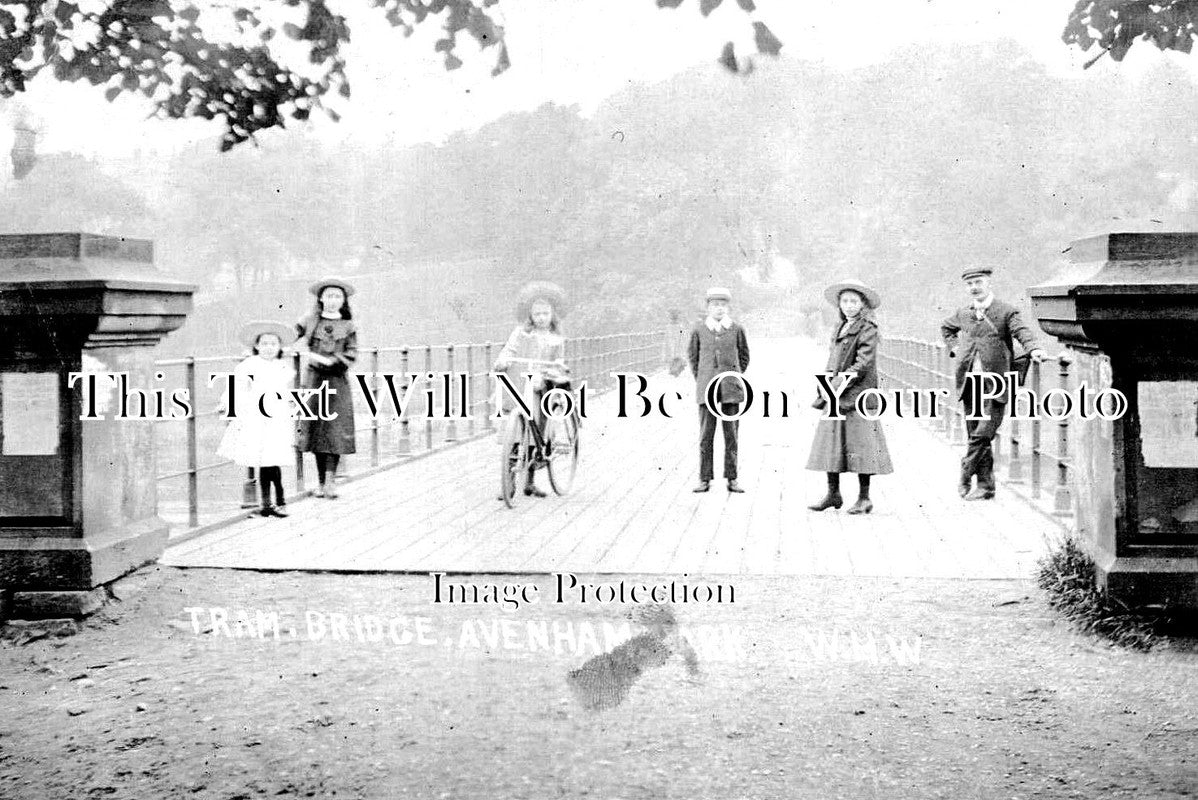 LA 3064 - Tram Bridge, Avenham Park, Preston, Lancashire