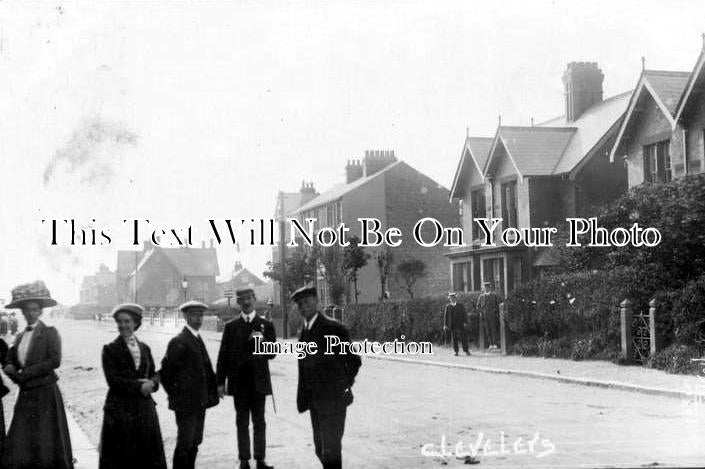 LA 31 - Street Scene, Cleveleys, Lancashire c1914