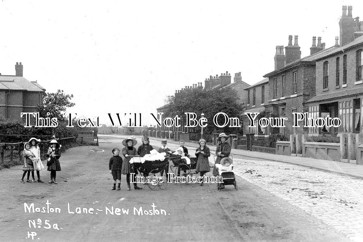 LA 3106 - Moston Lane, New Moston, Lancashire c1912