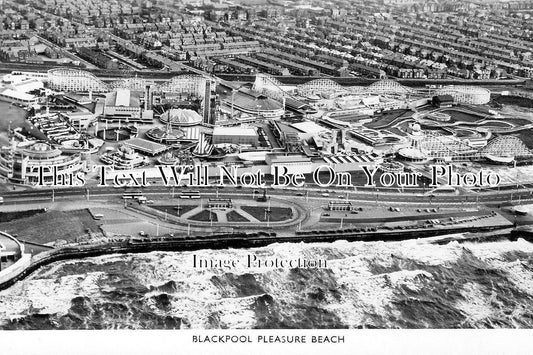 LA 3111 - Aerial View Of Blackpool Pleasure Beach, Lancashire