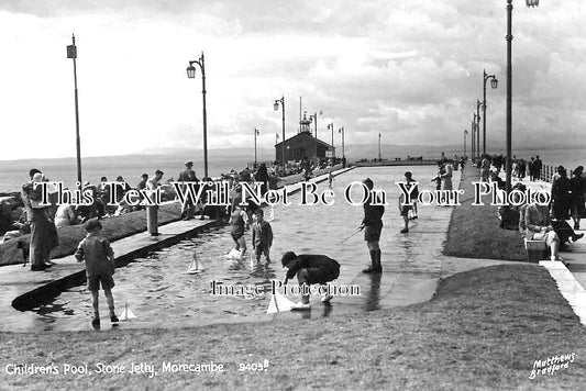 LA 3122 - Childrens Pool, Stone Jetty, Morecambe, Lancashire