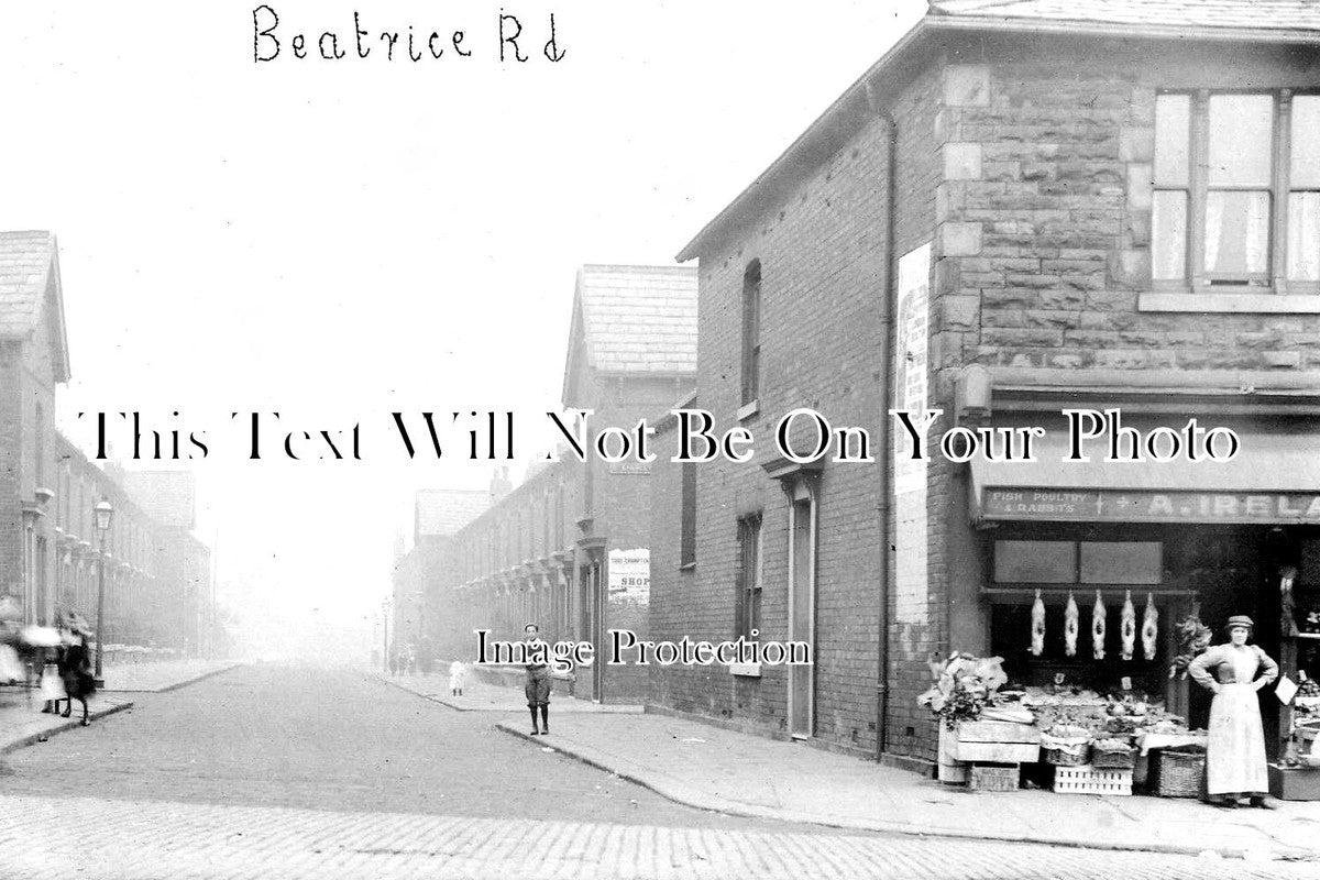 LA 3126 - Beatrice Road, Bolton, Lancashire c1910