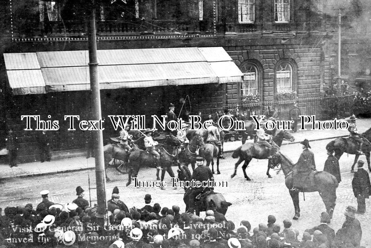 LA 3135 - Visit Of General Sir George White, Liverpool, Lancashire 1905