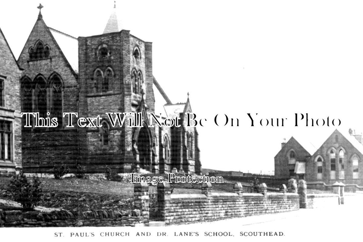 LA 3144 - St Pauls Church & Dr Lanes School, Scouthead, Lancashire