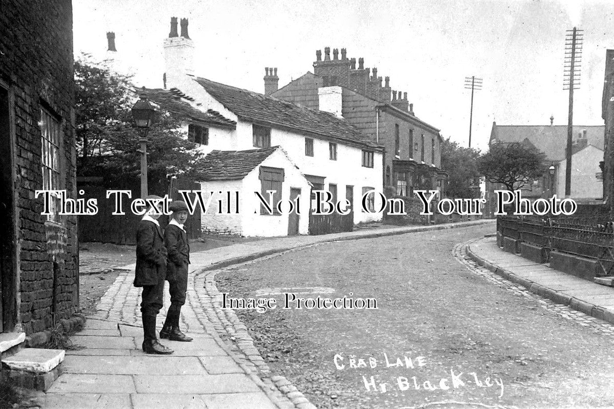 LA 3164 - Crab Lane, Higher Blackley, Manchester, Lancashire c1922