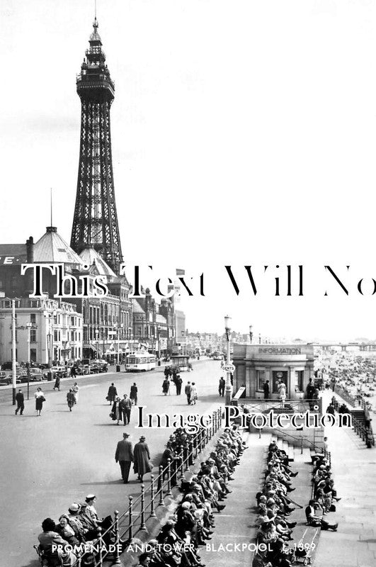 LA 3170 - Promenade & Tower, Blackpool, Lancashire