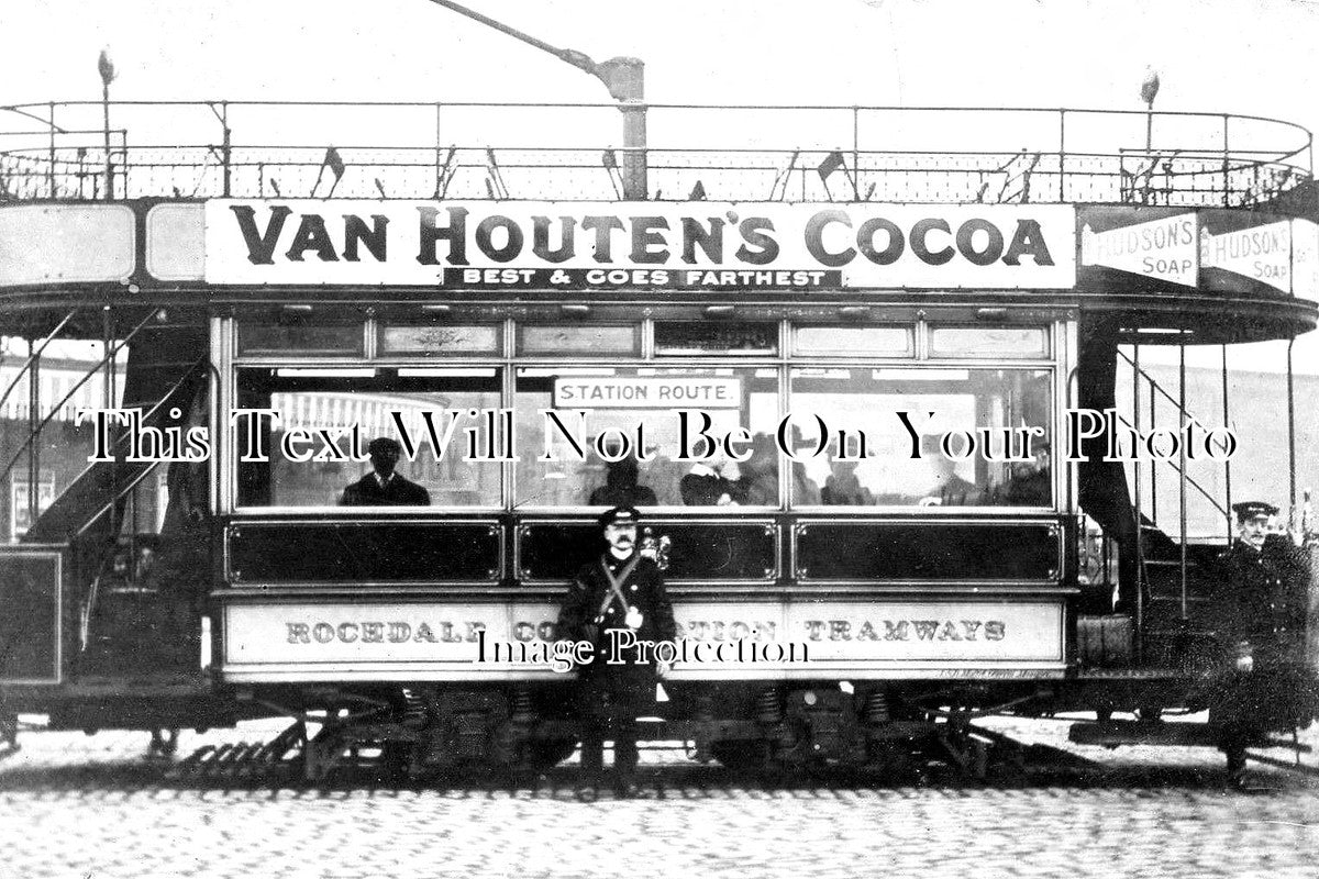 LA 3203 - Rochdale Corporation Tram, Lancashire