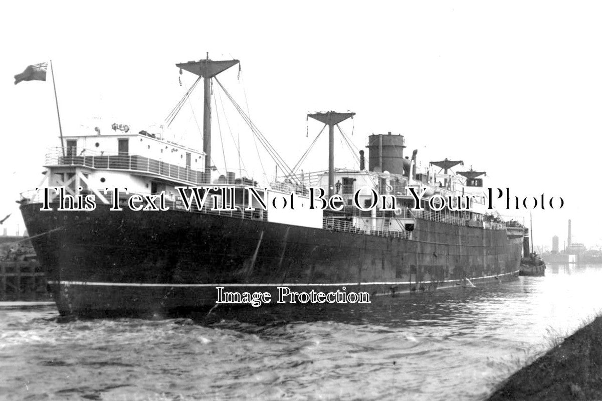 LA 3244 - SS Leitrim, Merchant Ship, Manchester Ship Canal – JB Archive