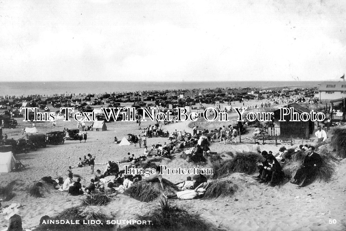 LA 3262 - Ainsdale Lido, Southport, Lancashire c1936