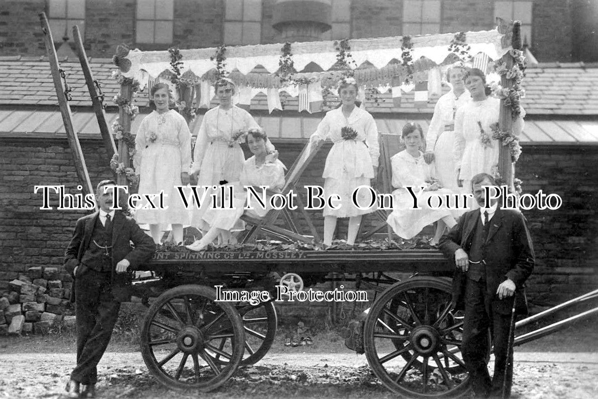 LA 3306 - Border Spinning Companys Procession Float, Mossley, Lancashi ...