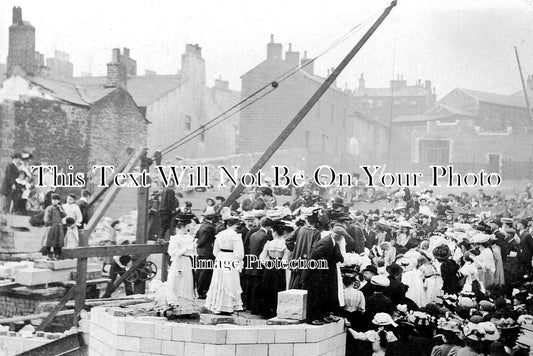 LA 3314 - Stone Laying, Ingamite Chapel, Colne, Lancashire