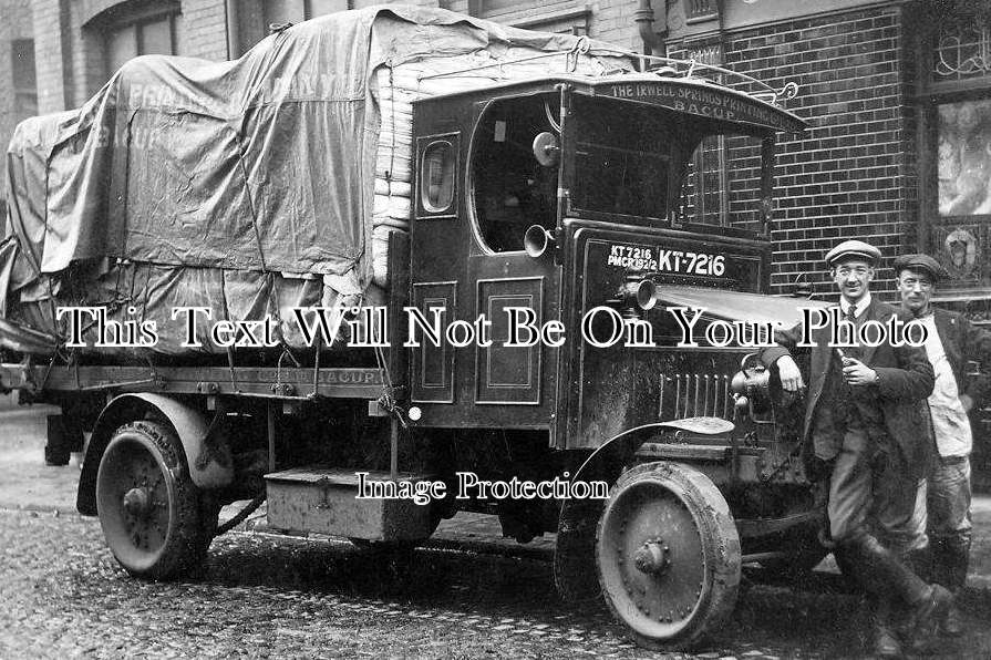 LA 333 - Irwell Springs Printing Company Lorry, Bacup, Lancashire