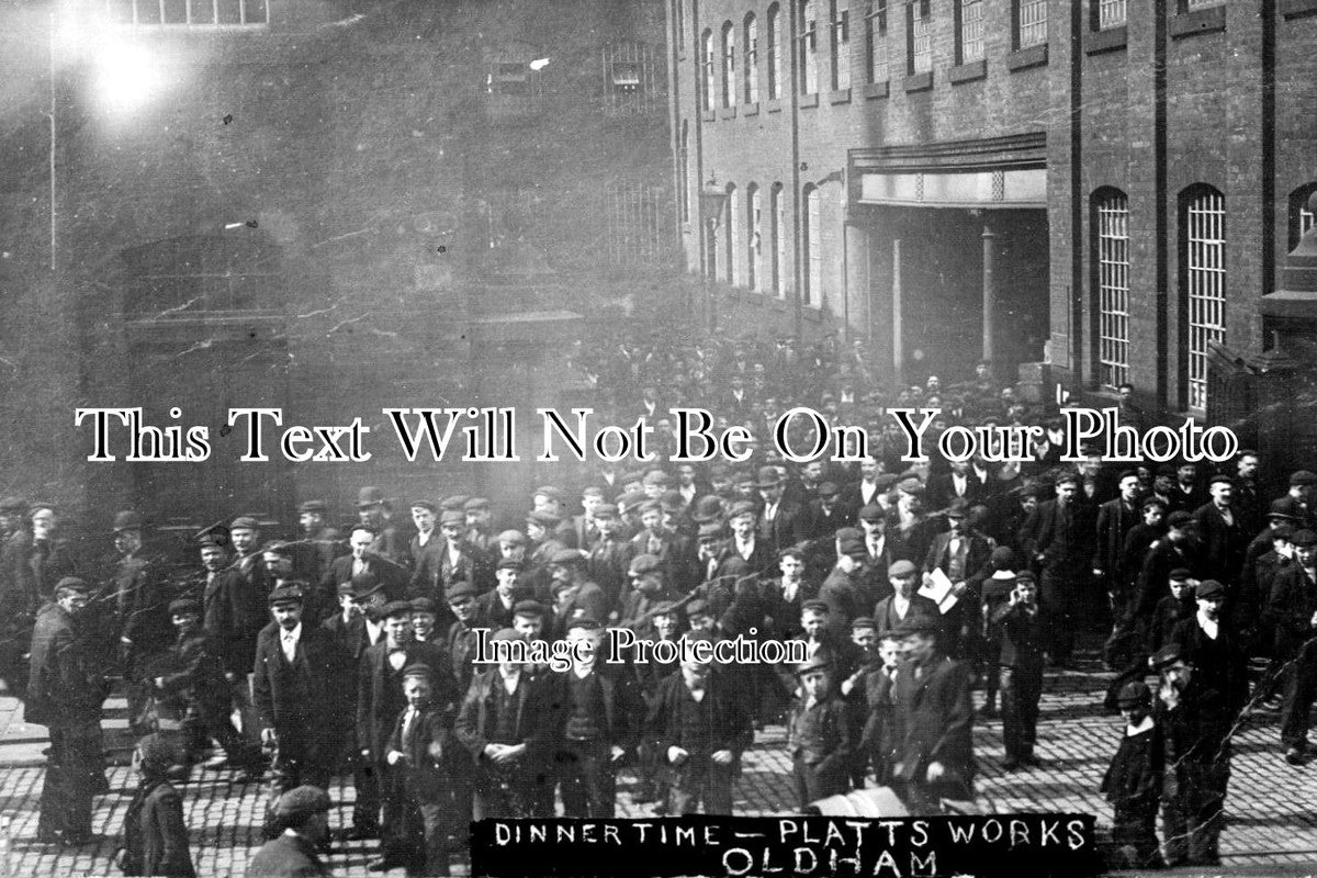 LA 3341 - Dinner Time, Platts Works, Oldham, Lancashire