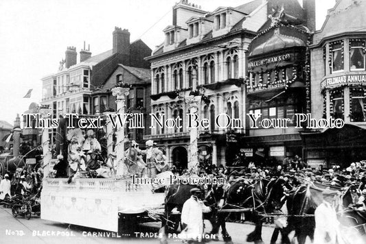 LA 3359 - Blackpool Carnival Trades Procession, Lancashire