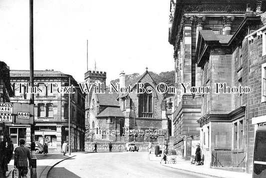LA 3365 - St Marys Church & Halifax Road, Todmorden, Lancashire